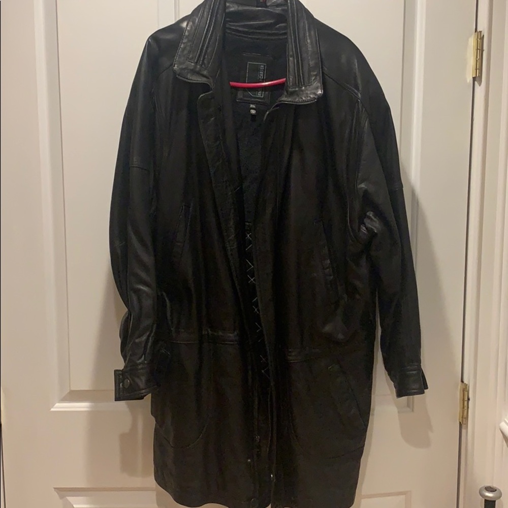 Knoles & Carter leather lamb skin jacket
